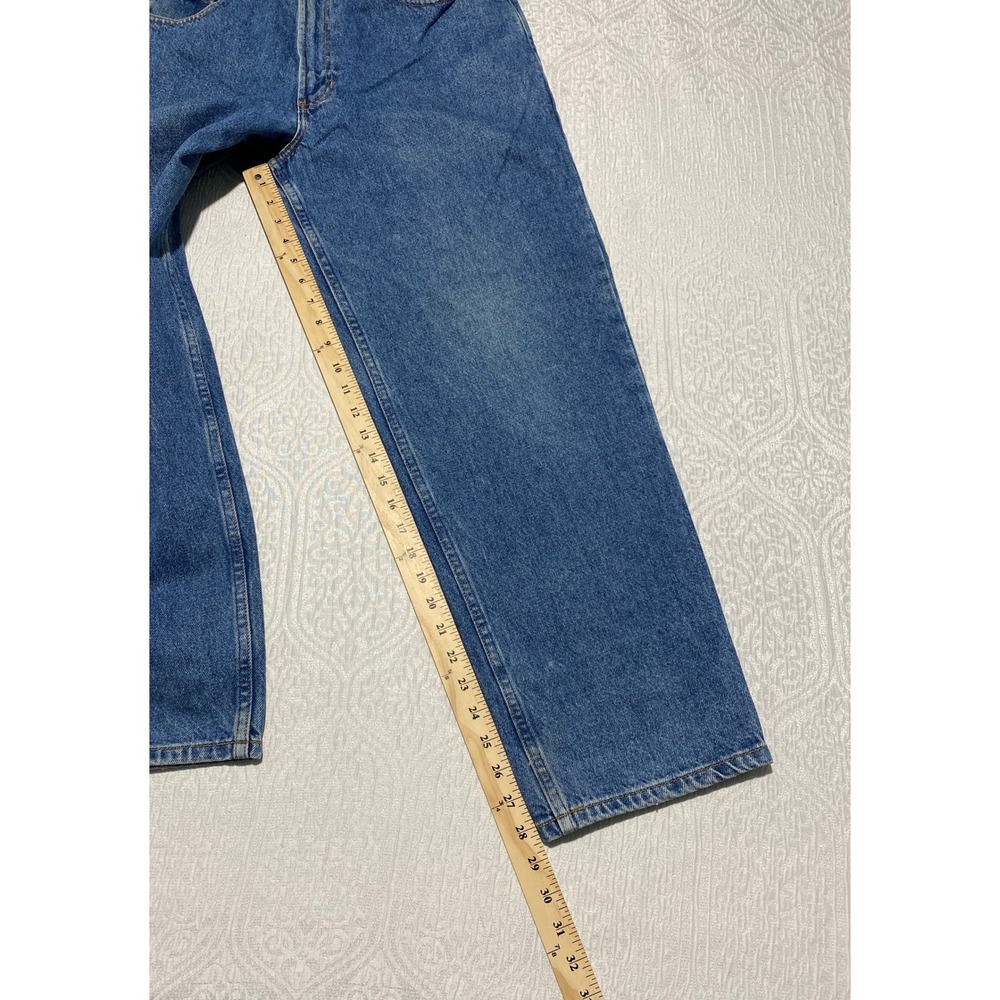 Vintage OLD NAVY Baggy Jeans Blue‎ Denim Mens 32×28 Cotton Made in Mexico - Picture 7 of 8